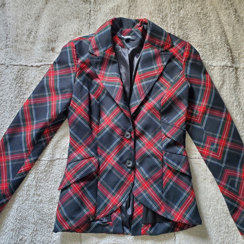 Plaid blazer